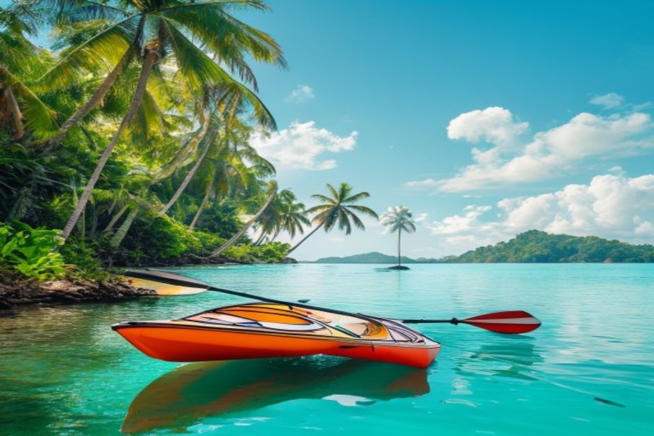 Kayaking at Ong Lang