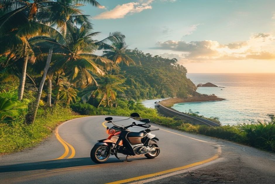 Motorbike island tour