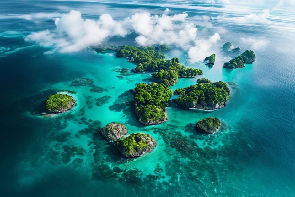 An Thoi islands aerial