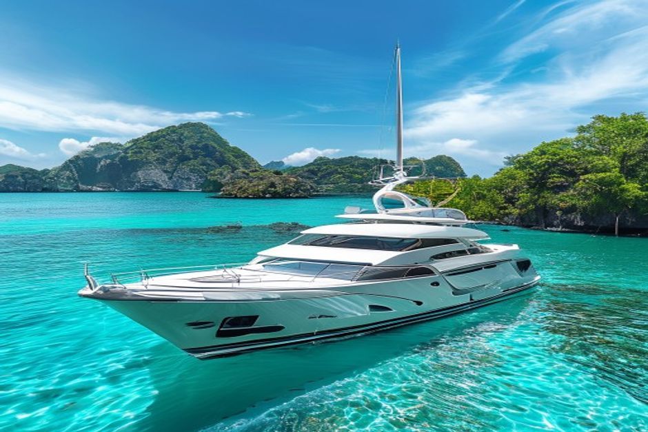 Boat tour fleet for island hopping and sunset cruises in Phu Quoc